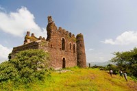 Framed Guzara Castle between Gonder and Lake Tana, Ethiopia