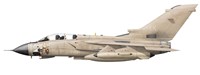 Framed Illustration of a Panavia Tornado GR1 with Gulf War markings