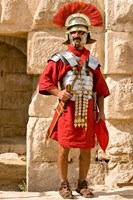 Framed Jordan, Jerash, Reenactor, Roman soldier portrait