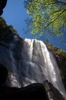 Framed Madonna and Child waterfall, Hogsback, South Africa