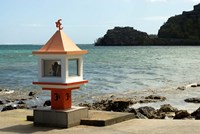 Framed Mauritius, Baie du Cap, Hindu place of worship