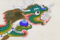 Framed Painting of Dragon, Thimphu, Bhutan