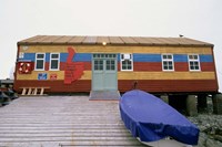 Framed Science Base at Ukraine Outpost 'Akademic Vernadky', Antarctic Peninsula