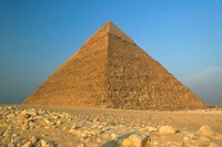 Framed Pyramids of Giza, the Nile, Cairo, Egypt