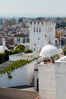 Framed View of Tangier from the Medina, Tangier, Morocco