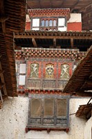 Framed Wangu Phodrang Dzong, Wangdue, Bhutan