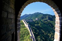 Framed China, Huairou, Mutianyu, Great Wall, turret window