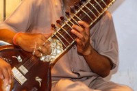 Framed Sitar Player, Varanasi, India
