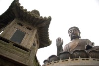Framed Giant Seated Buddha, Hong Kong, China