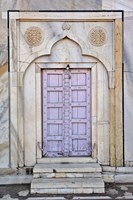 Framed Lavender colored door, Taj Mahal, Agra, India
