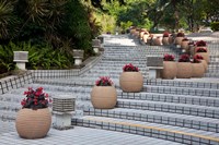 Framed Steps in Hong Kong Park, Hong Kong, China