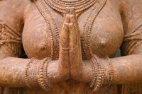 Framed Hindu sculpture, Bhubaneswar, Orissa, India