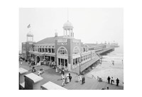 Framed Atlantic City Steel Pier, 1910s