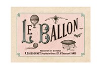 Framed Le Ballon, ca. 1883