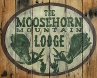 Framed Moosehorn Mountain Lodge