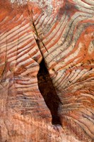 Framed Sandstone Rock Formations, Petra, Jordan