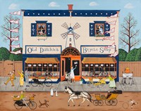 Framed Old Dutchie's Bicycle Shop