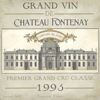 Framed Vintage Wine Labels IX