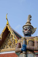 Framed Statue at The Grand Palace, Bangkok, Thailand