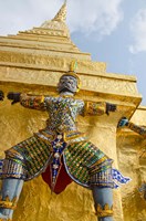 Framed Grand Palace, Upper Terrace monuments, Bangkok, Thailand