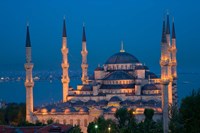 Framed Blue Mosque, Istanbul, Turkey