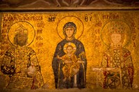 Framed Interior of Hagia Sophia, Istanbul, Turkey