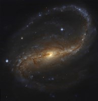 Framed Barred Spiral Galaxy in the Constellation Pegasus