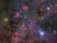 Framed Vela Supernova Remnant