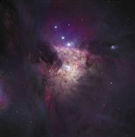 Framed Center of the Orion Nebula (The Trapezium Cluster)