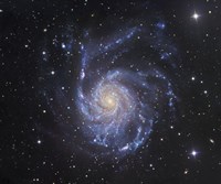Framed Pinwheel Galaxy in Ursa Major