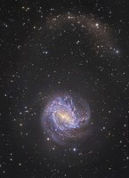 Framed Messier 83 and its Northern Stellar Tidal Stream