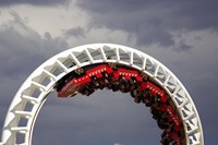 Framed Rollercoaster, Sea World, Gold Coast, Queensland, Australia