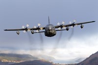 Framed MC-130P Combat Shadow Over Scotland