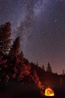Framed Milky Way over Mountain Tunnel in Yosemite National Park
