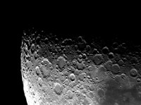 Framed Lunar Craters Clavius, Moretus, and Maginus