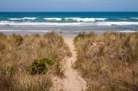 Framed Australia, Victoria, Great Ocean Road, Beach