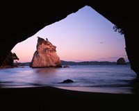 Framed Coastline, Cathedral Cove, Coromandel Peninsula, North Island, New Zealand