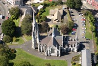 Framed Aerial view of First Church, Dunedin, New Zealand
