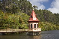Framed New Zealand, North Island, Karori Wildlife, Tower
