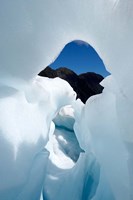 Framed New Zealand, South Island, Franz Josef Glacier, Ice