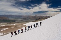 Framed New Zealand, South Island, Potts Range, Climbing