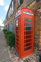 Framed Red Telephone box, Nelson's Dockyard, Antigua