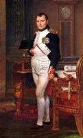 Framed Napoleon Bonaparte (digitally restored)