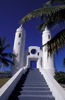 Framed St Peter Catholic Church, Long Island, Bahamas, Caribbean