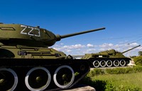 Framed Tanks, Museum of Playa Giron war, Bay of Pigs Cuba