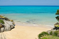 Framed Serene Drew's Bay Beach, Bermuda