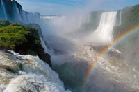 Framed Brazil, Foz do Iguacu Waterfall