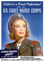 Framed US Cadet Nurse Corps