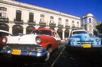 Framed Classic Cars, Old City of Havana, Cuba