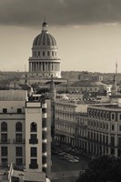 Framed Cuba, Havana, Havana Vieja, Capitolio Nacional